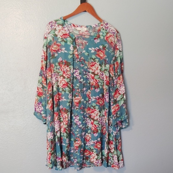 Umgee + Dress Tunic XL Floral - Picture 11 of 11